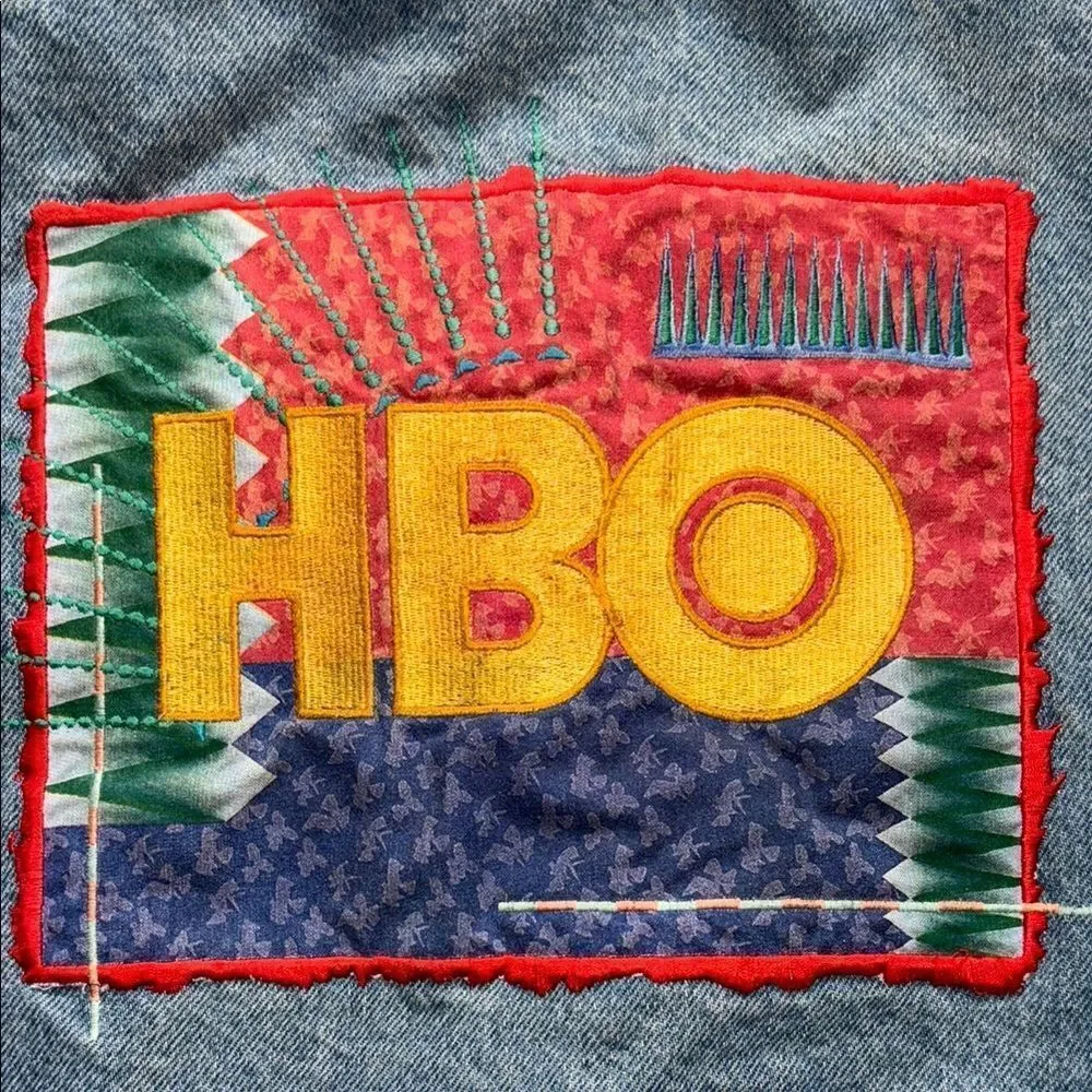 Vintage 1980’s HBO Denim Jean Jacket XL